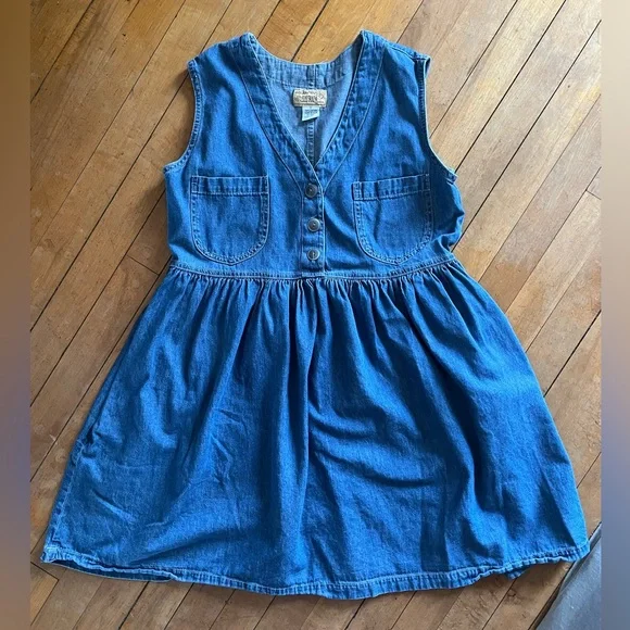 Dresses | Sostanza Vintage Denim Babydoll Dress | Poshmark